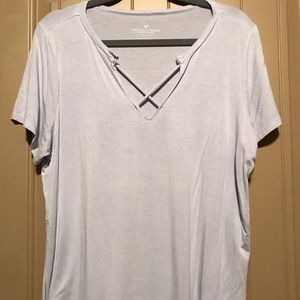 Simple pewter T-shirt